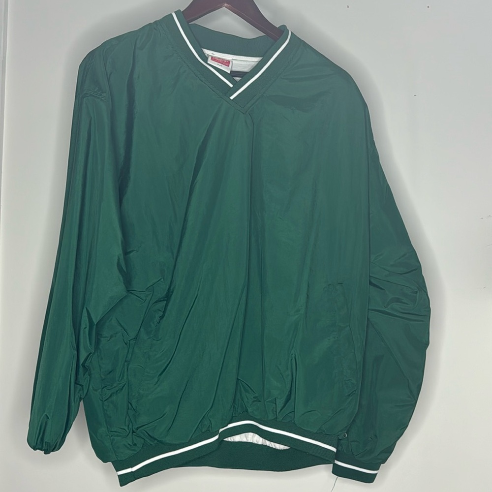 Vintage Rawlings medium  plain green pullover jacket sweatshirt